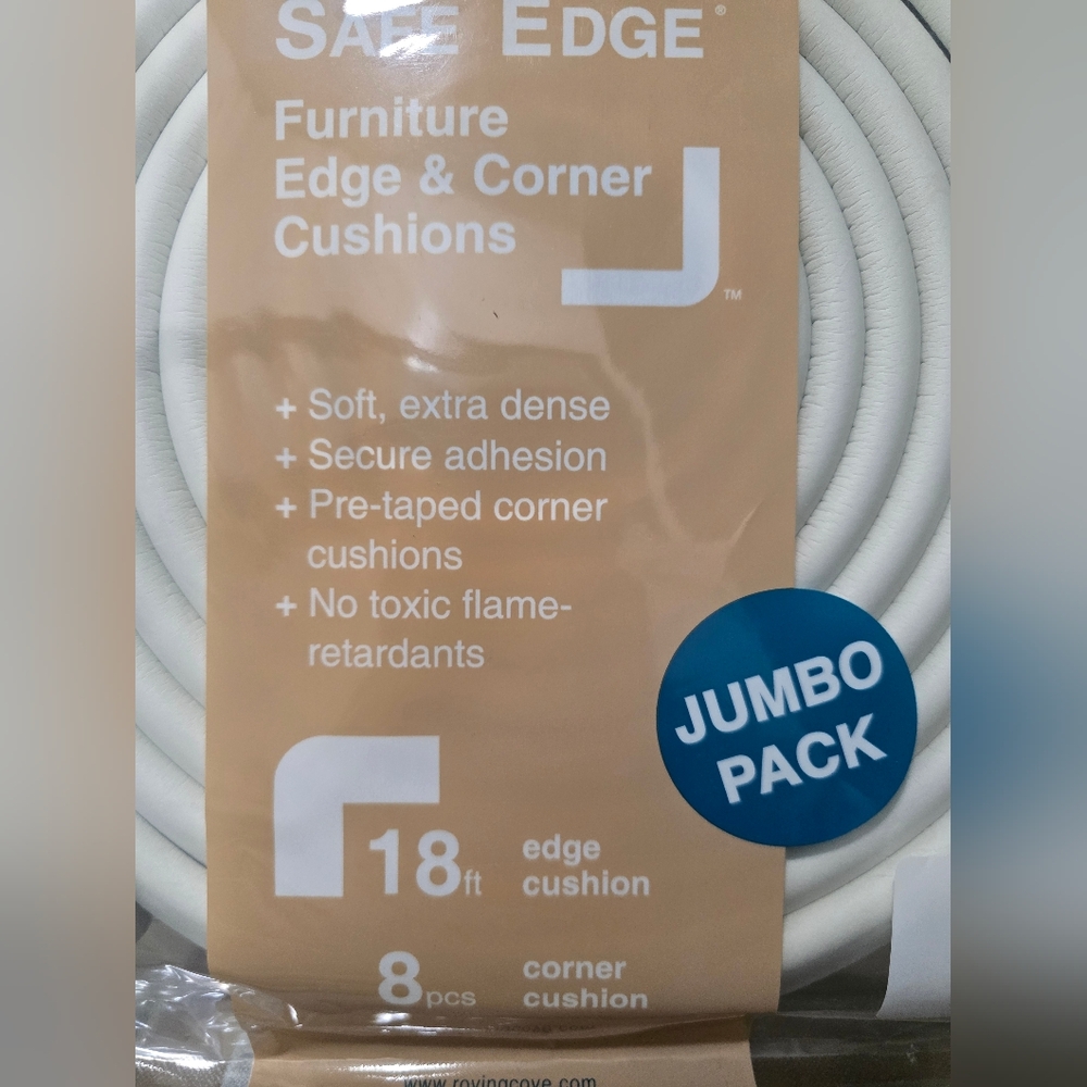 Roving Cove Safe Edge Furniture & Corner Cushions - Jumbo Pack 18ft + 8 Corners - Picture 6 of 6